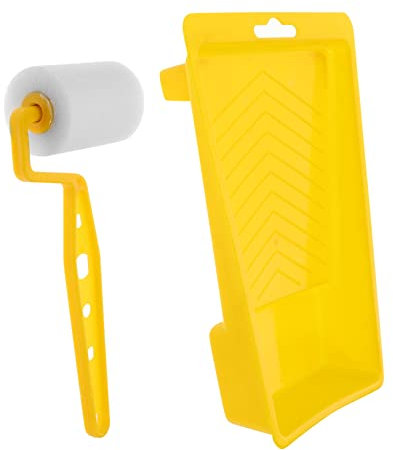 ORFOFE Paint Roller Wool Sponge Brush DIY Boy Girl Painting Tools for Emulsion Oil Wall Art Craft Projects