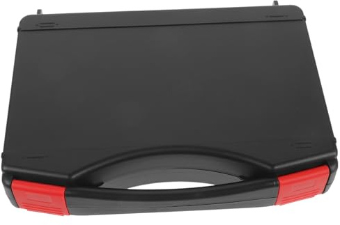 Garneck Kleiner Werkzeugkoffer Aus Kunststoff - Leerer Maschinenkoffer - Tragbarer Und Wasserdichter Alu Werkzeugkoffer Ideal Für Die Aufbewahrung Von Werkzeugen Und Zubehör in Schwarz