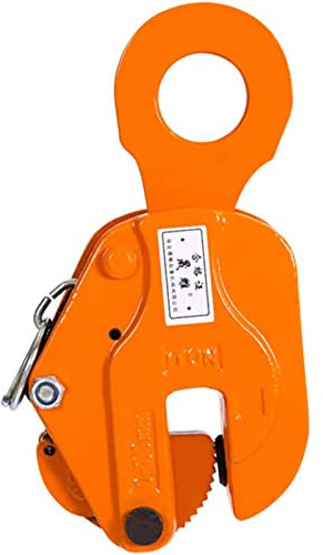 Abrazadera Vertical de Placa de Alta Resistencia con Engranaje Antideslizante, Capacidad de Carga de 1T/2T/3T/5T/8T, Apertura de mordaza Ajustable, Abrazadera de Placa de Acero para elevació