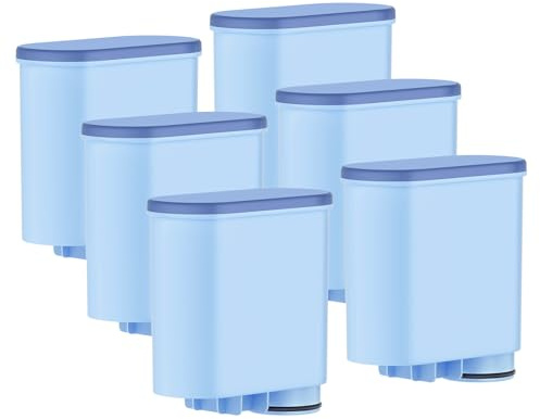 AquaHaven Vattenfilter för Philips AquaClean CA6903/10, BPA-fritt, kalkfritt, aktivt kol – kompatibelt med LatteGo EP1200–5400 & Saeco Helautomatisk kaffemaskin – 6-pack filterpatroner