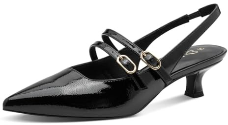 Marco Tozzi Women's 2-29508-45 Court Shoes, Black, 7 UK