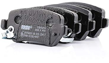FERODO Juego de pastillas de freno Trasero con avisador acústico de desgaste con accesorios FDB1521W Juego de pastillas de freno