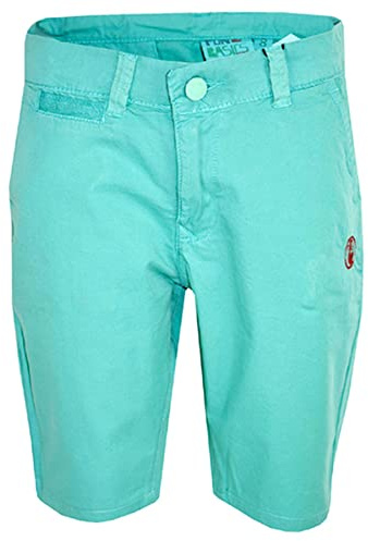A2Z 4 Barn Pojkar Shorts Sportkläder Sommar Kontrast Trim Mode - Boys Cotton Shorts Aqua 5-6
