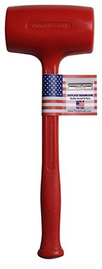 Trusty-Cook Model 4-53 oz Polyurethane Dead Blow Hammer - Red