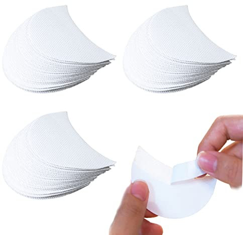 NITAIUN 150 Piezas Almohadillas Sombra de Ojos Prevenir las Extensiones de Pestañas Teñido y Residuos de Maquillaje de Labios para Uso de Maquillaje de Femenino y Masculino (150 Piezas)