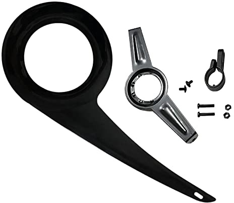 Colaxi Universal Bike Chain Protector Bicycle Chain Guard 32T-38T Easy to Install, Black+Tail Buckle
