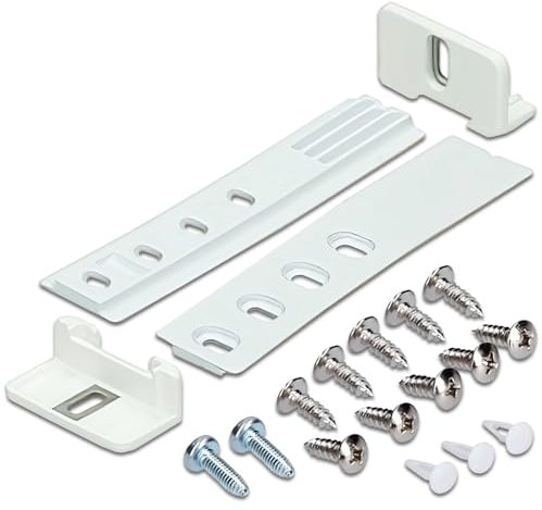 2 Set Guide per Porta Scorrevole per Frigorifero da Incasso e Freezer 9086322 per Liebherr 187820 per Miele 015730361 per Smeg - MONTERAL