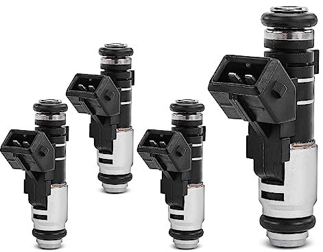 Frankberg 4x Einspritzventil Einspritzdüse Injektor Kompatibel mit Berlingo GFK GJK MF 1.1L 1996-2008 C2 JM 1.1L 2003-2009 206 SW 2E/K 1.1L 2002-2007 Replace# 9625587580
