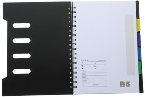 Gogogmee Klassisches Spiral Notizbuch 16k Mehrfarbig Sortierte Themen Kunststoffschale Handlich Für Büro Schule Und Reisen