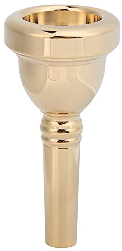 Syrisora Bocchino per Corno da 1/2 Pollice, in Rame Resistente All'usura e Alla Corrosione, con Confezione Sottovuoto Indipendente, per Trombone tenore. (Oro)