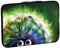 PEDEA Design Schutzhülle Notebook Tasche bis 13,3 Zoll (33,7cm), Green Hedgehog
