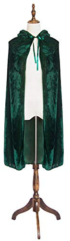 Halloween-kostymer Kvinnor Män Cosplay Lång Cape Kappa Fancy Dress för Rollspel