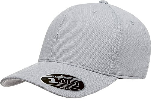 Flexfit Men's 110 Cool & Dry Athletic Cap, Silver One Size