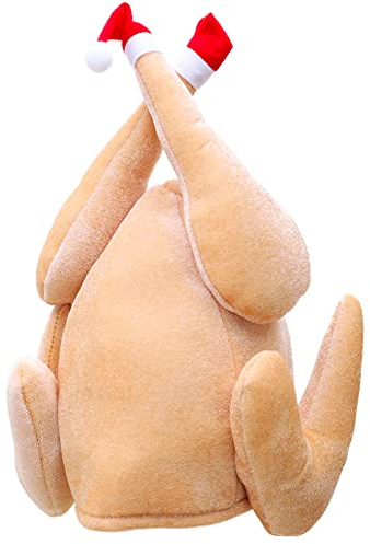Toyland® Chapeau de Noël fantaisie – Chapeau de déguisement de Noël amusant (chapeau de dinde)