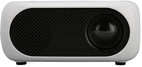 Mini Projecteur, Projecteur de Film Portable, Projecteur Vidéo Home Cinéma avec Son Surround 360 Degrés avec Port HDMI, USB, AV, pour Ordinateur Portable, Téléphone Portable, TV (Prise UE)