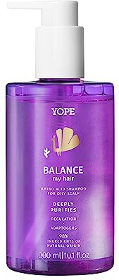 YOPE Shampoo | Oily Scalp | Microexfoliates | Moistursing | Natural | Balance 300ml