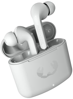 Fresh 'n Rebel Twins Fuse, True Wireless kabellose In-Ear-Bluetooth-Kopfhörer mit Spitze, mit Sprachassistent, Touch-Steuerung und eingebautem Mikrofon, 30 Stunden Spielzeit (Ice Grey)
