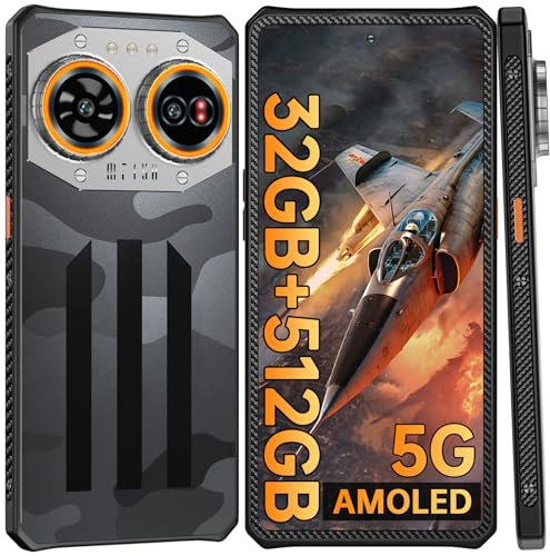 IIIF150 Air 2 Ultra Outdoor Handy 5G, 32(16+16) GB+512GB, 6.78 AMOLED/120Hz Outdoor Smartphone Ohne Vertrag, 108MP+64MP Nachtsicht, 5000mAh/65W, Android13 Rugged Baustellenhandy, Dual 5G SIM/NFC/OTG