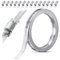 Tkxjry Fascette Metalliche Stringitubo, Cinghia Metallica Forata, Fascette Stringitubo Acciaio Inox, Fascette Stringitubo Regolabile, per Tubi di Gas Domestici, Tubi Dell'acqua, Tubi Automobilistici