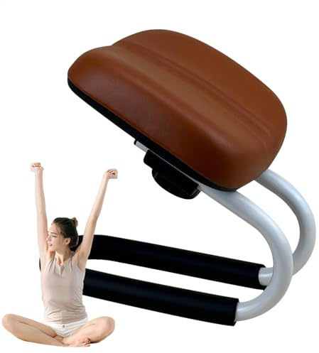 Wusideday Meditation Stools, Metal Frame Yoga Stool Adjustable Height, Prayer Bench, Non-slip Leg Sleeve, Portable Chair For Home Yoga Studio