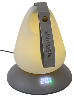 Shnuggle Moonlight Plus Night Light & Digital Room Thermometer – Baby Nursery Light with Temperature Monitor, Gentle Glow for Newborn & Toddler | Updated Design
