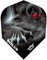Bull´s NL Unisex-Adult Bull's NL Powerflite D Standard Nr. 6 Phantom Grip Dartflights Dart Flight Totenkopf Sporting_Goods, 1