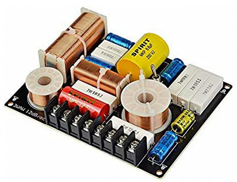 Jolooyo 3-Way HiFi Speaker Frequency Divider Tweeter Woofer Midrange Crossover Filter