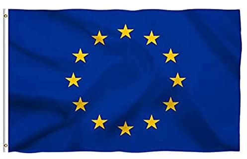 Drapeau de GUSTO de la Europe 90 x 150 cm avec 2 œillets en métal résistant aux intempéries 1 piece (Europe 1)