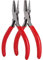Lot de 2 Pinces à Bec effilé pour la Fabrication de Bijoux, Pinces concaves et Rondes, Nez Creux/Rond, Pinces à Bec effilé, Pinces Artisanales pour projets de Bricolage Faits à la Main.