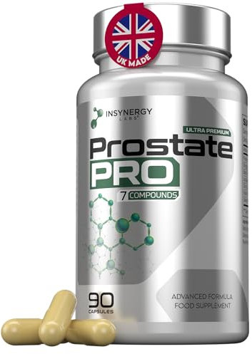 PROSTATE PRO – Complément Homme pour la Prostate – Serenoa Repens (Saw Palmetto/Palmier Nain), Ortie, Zinc – Protection de la Prostate et Confort Urinaire – 90 Gélules Véganes