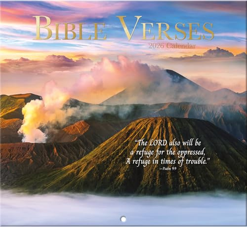 Bible Verses 2026 Full Size Wall Calendar for Planning, Scheduling, and Organizing