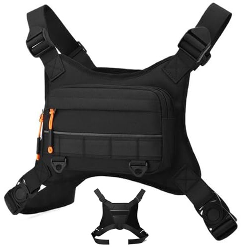 de Pecho para Snowboard Chaleco Ajustable y Ligero | Bolso De Pecho Para Exterior Para Hombres y Mujeres Senderismo Viajes Gimnasio Acampada Pesca Ciclismo Actividades
