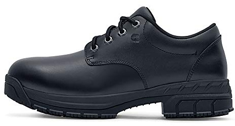 Shoes For Crews 3603-09-36/3/5.5 - Bailarinas de cuero para mujer, color negro, talla 35.5