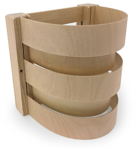 Gravidus Sauna-Lampenschirm - Ideal für entspannende Saunaerlebnisse – Halbrunde Sauna-Beleuchtung L20xB19.5xH16.5 cm