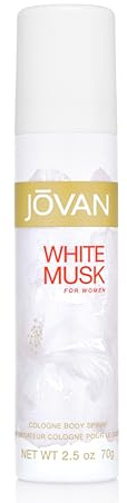 White Musk for Women Body Spray by Jovan, 2.5 Fluid Ounce