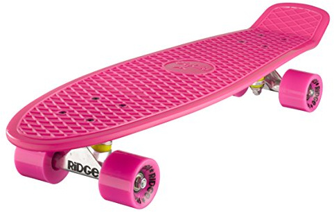 Ridge Skateboards 27 Nickel Mini Cruiser - Skateboard, 69cm, Hecho en el Reino Unido