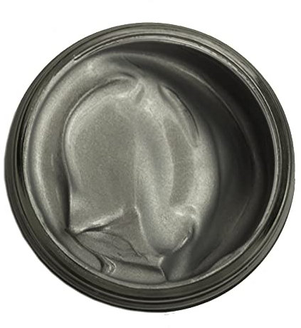Famaco 50ml Metallic Anthractite Leather Deluxe Cream Polish for Boot and Shoe with Application Brush - Nourish and Leather Protector Kit for Boots and Shoes