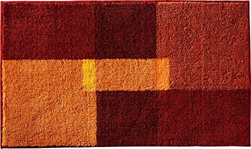 Erwin Müller Badematte, Badteppich, Badvorleger Zagori rutschhemmend Terra Größe 50x80 cm - herrlich weich und flauschig, für Fußbodenheizung geeignet (weitere Größen, Farben)