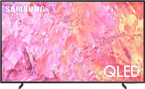 Samsung TV QE50Q65CAUXZT QLED 4K, Smart TV 50, processeur Quantum 4K Lite, volume de couleur 100 % avec Quantum Dot, OTS Lite, intégré avec Bixby et Alexa compatible avec Google Assistant, noir 2023