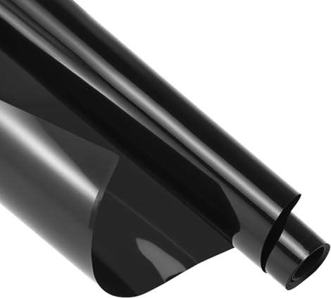 QWORK® 76 cm x 3 m Film teinté pour fenêtres Voiture, 5% VLT, Film vitre teintée Voiture, pour Voitures et bâtiments