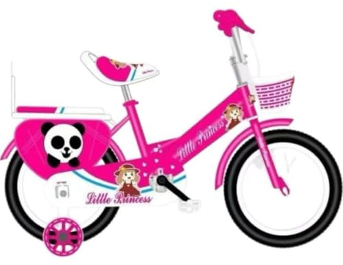 Pink Girls Bike, Bicycle, 12 14 16 18 20, Cycling, Girls Cycle, Road Bike, Child Road Bike, Adjustable Bike, Raleigh, BMX, Tourer, 2-12 Years Old, Stabilisers, New (12 Innchs)