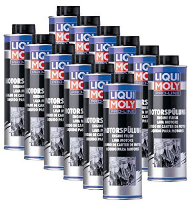 12x LIQUI MOLY 2427 Pro-Line Motorspülung MotorReiniger Öl Additiv 500ml