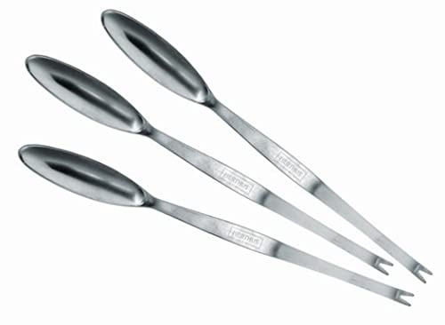 NERTHUS FIH 330 Besteck-Set für Meeresfrüchte, Edelstahl, Silber, 19.7 x 19.7 x 3.7 cm, 3 Stück