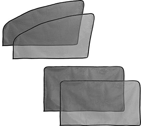 Autofenster-Sonnenschutz, 4 Stück, universeller magnetischer Sonnenblendschutz, für die meisten kleinen und mittleren Autos, SUVs und Pickups