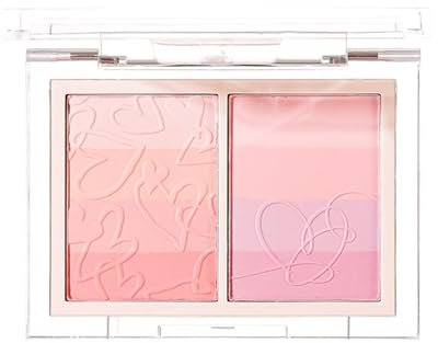 Palette di fard per viso, 8 tonalità sfumabili, fard viola per guance, altamente pigmentato, a lunga durata, per tutto il giorno, fard dai toni freddi, espandibile/contratto/illuminante, fard e