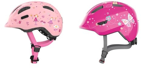 ABUS Kinderhelm Smiley 2.0 - Robuster Fahrradhelm & Kinderhelm Smiley 3.0 - Fahrradhelm mit tiefer Passform
