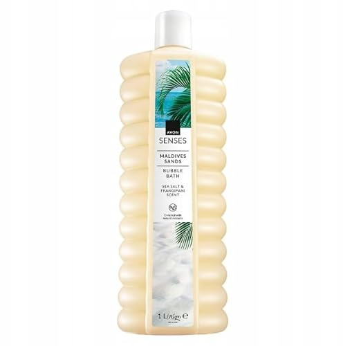 AVON Senses Maldives Sand Mousse de bain Parfum sel de mer et frangipanier 1 l
