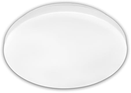 BRILONER - Classe A Plafoniera con luce bianca neutra, 8W, 1700lm, 50.000h di luce, lampada soffitto, plafoniera soffitto, plafoniere da soffitto, lampadario soffitto, 29 x 6 cm, bianco