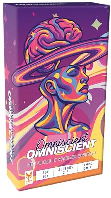 Topi Games | Jeux de Société Omniscient | Jeu de Cartes | 2 Modes : Oral et Écrit | 2 à 8 Joueurs | 15 Min | à Jouer en Famille ou Entre Amis | Ambiance | Marque Française | Cadeau Enfant 10 Ans +