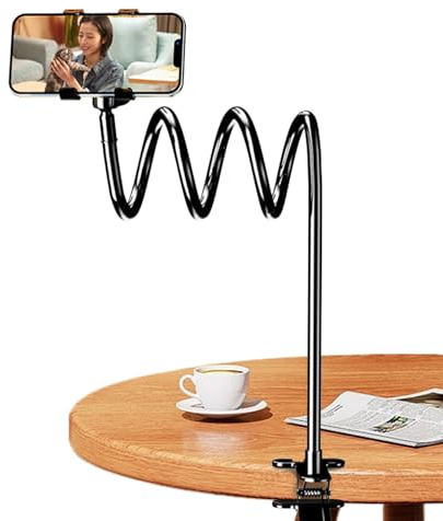 Mobilhållare för säng liggande Justerbar Flexibel Lång Arm Overhead